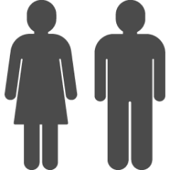 男女比のアイコン